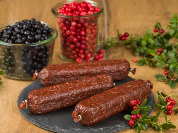 Hirschpantli mit Herbstbeeren zum Chalt essä